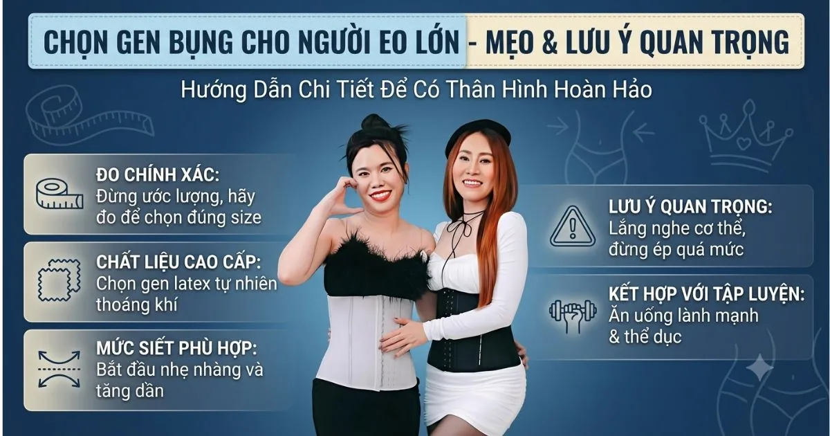 Gen cho người eo lớn