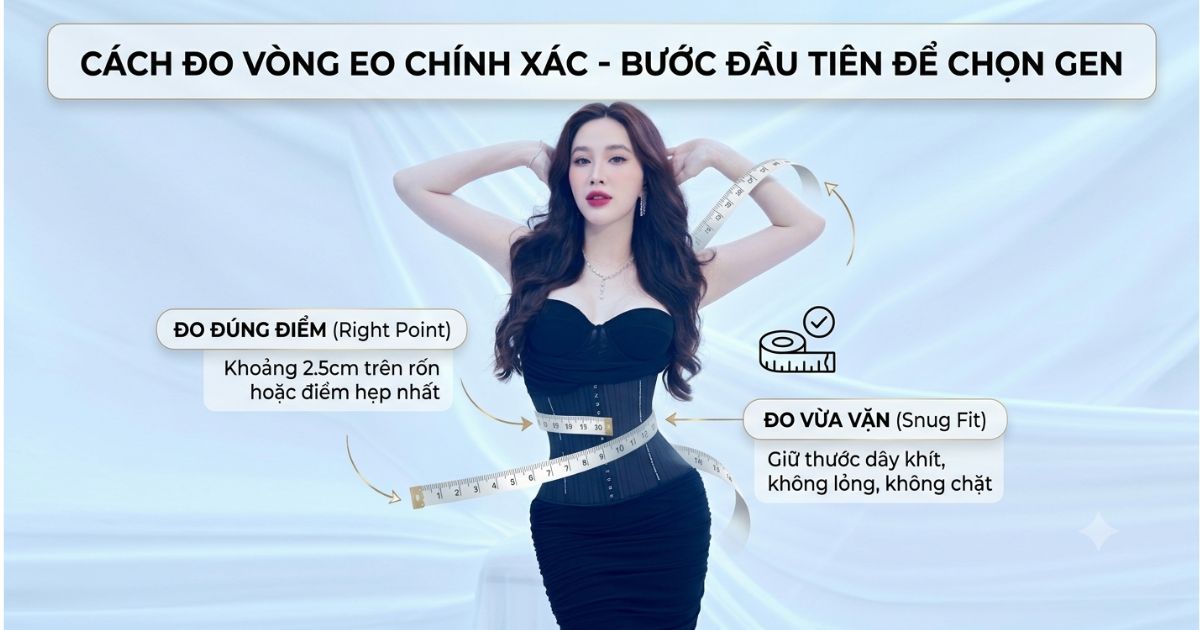 Cách đo vòng eo