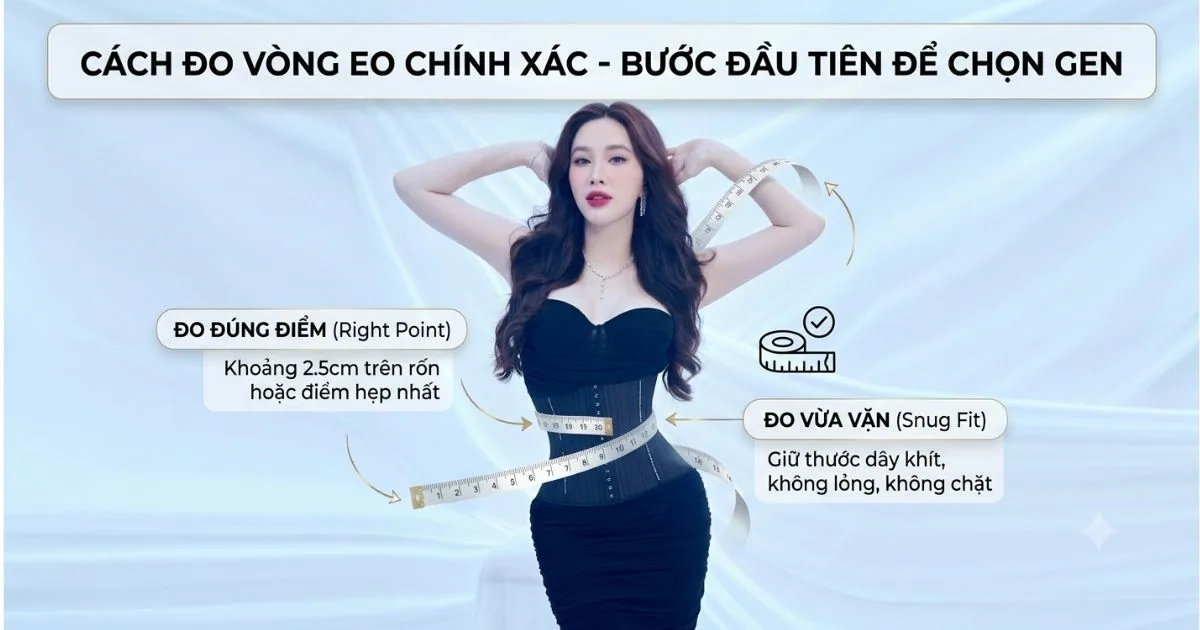 Cách đo vòng eo
