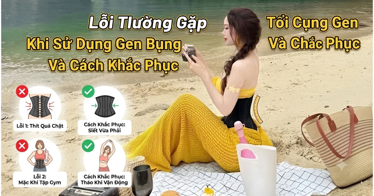 Lỗi thường gặp khi sử dụng gen bụng
