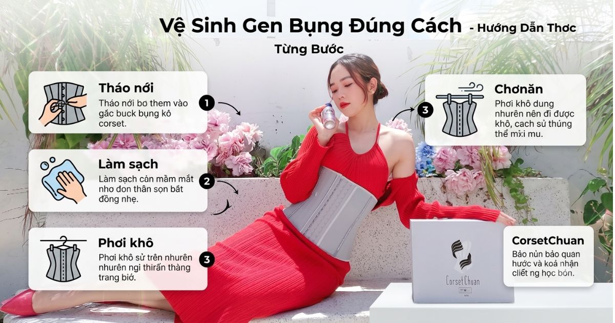 Vệ sinh gen bụng