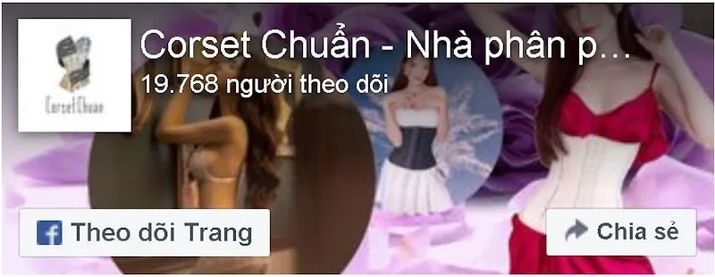 Fanpage corset chuẩn