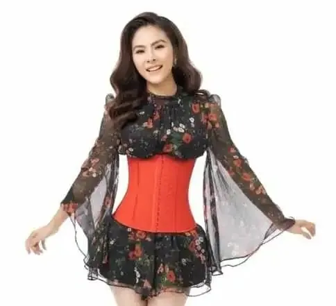 Gen nịt bụng Latex Châu Âu Corset Chuẩn